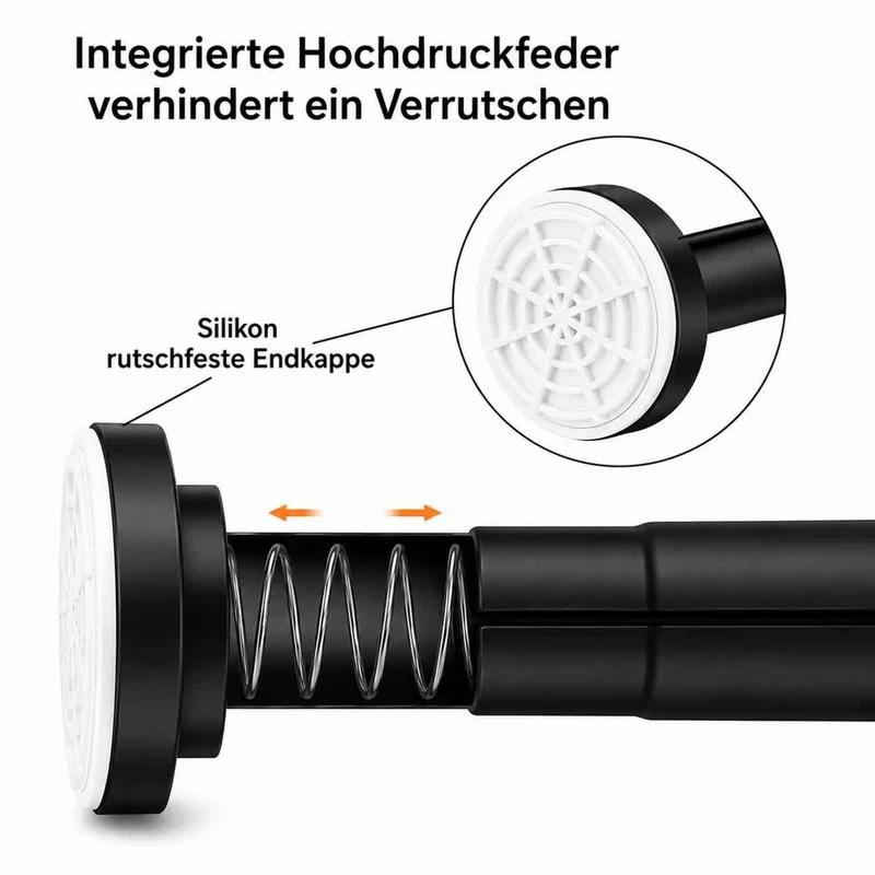 Teleskopstange »Como« ohne Bohren, ausziehbar , Ø 25/22 mm, Klemmstange als Gardinenstange, Duschvorhangstange und Kleiderstange 202610