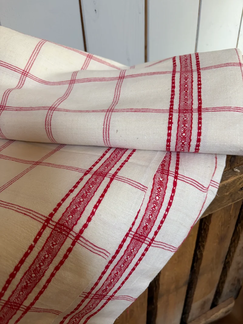 2 x 1,3 Meter original französisches Tuch-Leinen