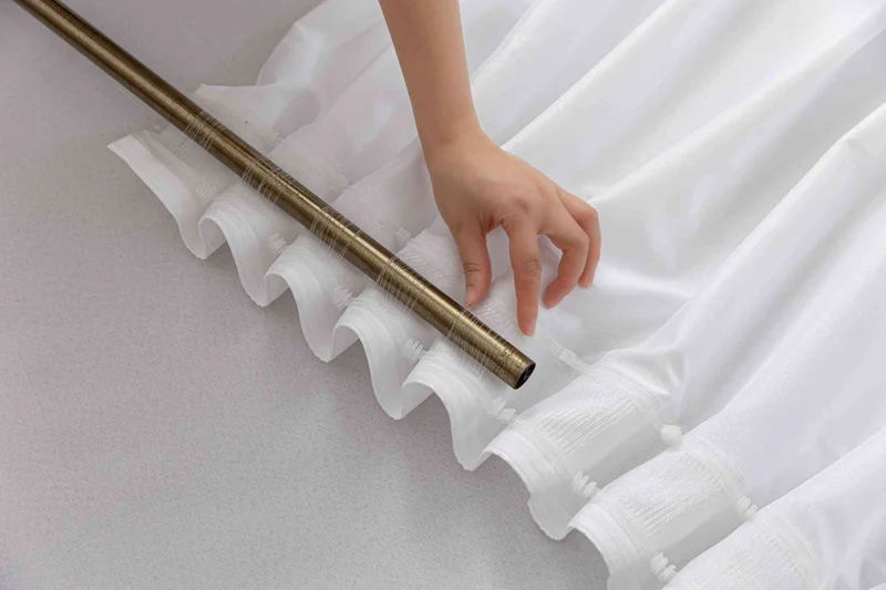 Gardinen-Set 3-teilig L Wien« | 2 Vorhänge Leinenoptik HxB 245x300 cm und 1 Voile Batist Store HxB 245x300 cm Weiß 1:2 Wellenband 2025100-110S3