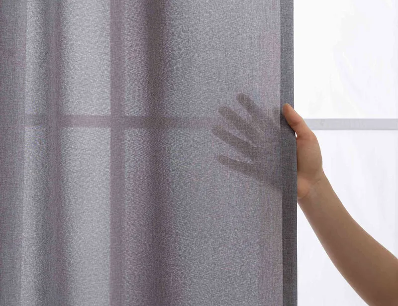 Gardinen-Set 3-teilig S Wien« | 2 Vorhänge Leinenoptik HxB 245x145 cm und 1 Voile Batist Store HxB 245x300 cm Weiß 1:2 Wellenband 2025100-110S1