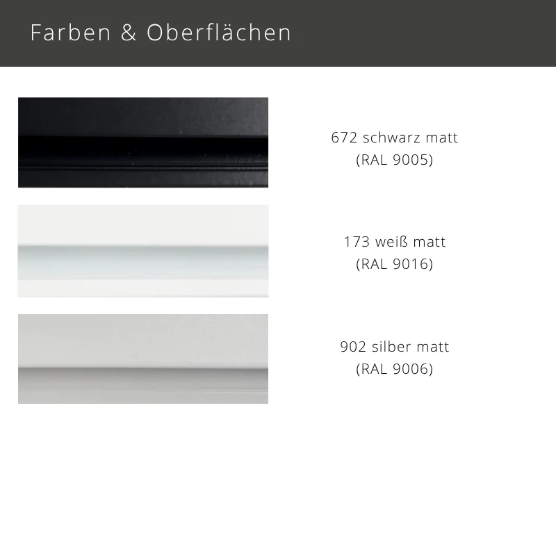 MHZ 01-2354 – schmale 1-läufige Gardinenschiene mit optionalem Schnurzug Deckenmontage