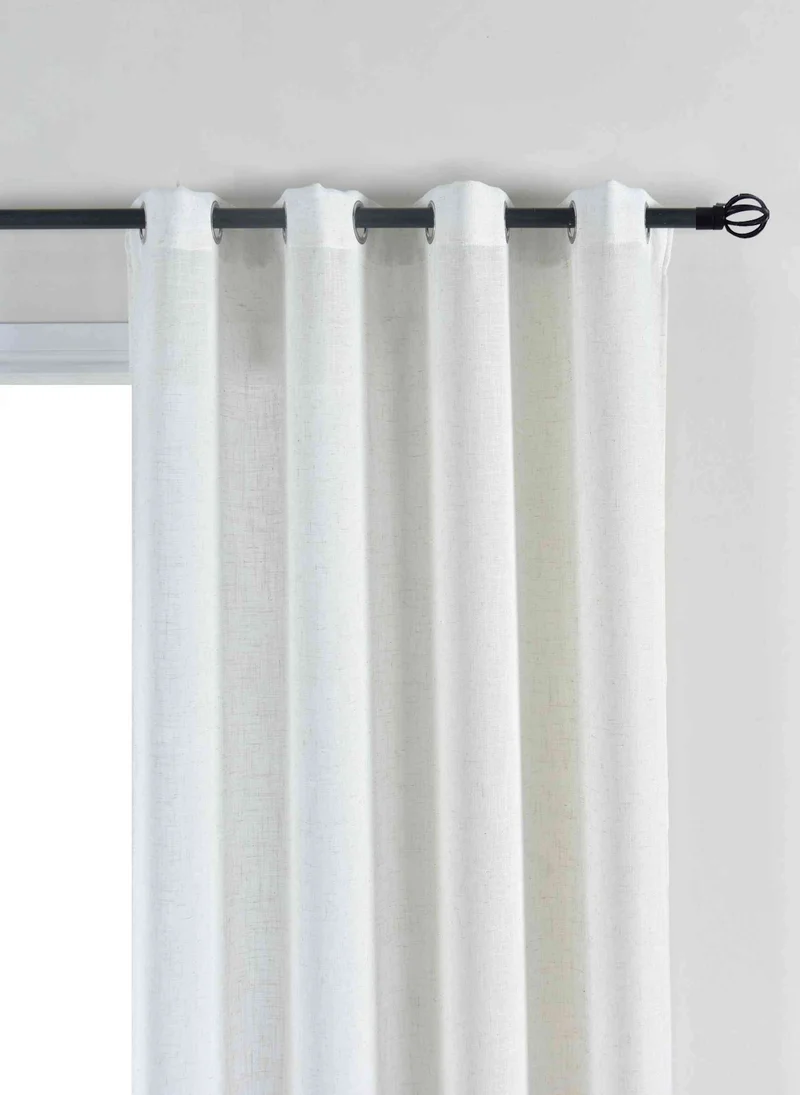 2er Set Vorhang Ösen »Essen« Cationic Raffhalter Leinenstruktur blickdicht lichtdurchlässig 210 g/m² 202430-2