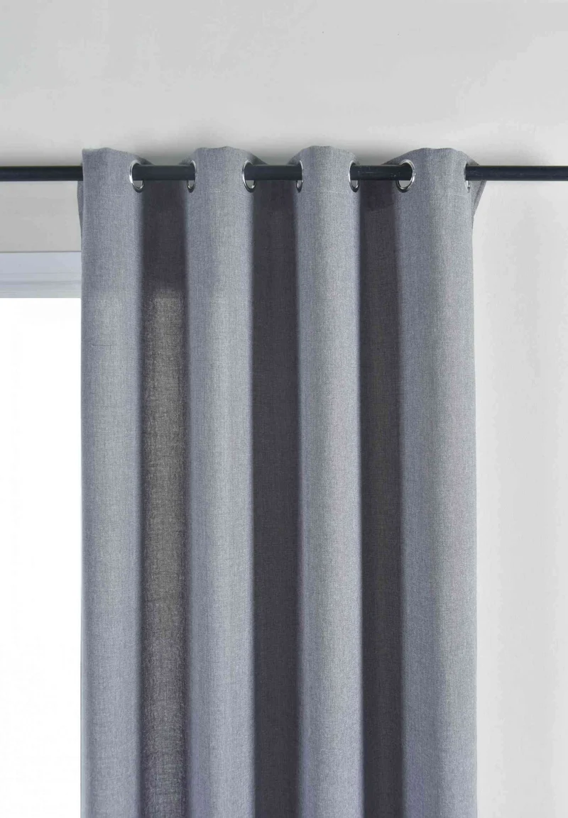 Vorhang Ösen »Essen« Cationic Raffhalter Leinenstruktur blickdicht lichtdurchlässig 210 g/m² 202430