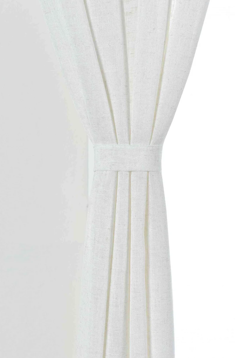 Vorhang Ösen »Essen« Cationic Raffhalter Leinenstruktur blickdicht lichtdurchlässig 210 g/m² 202430