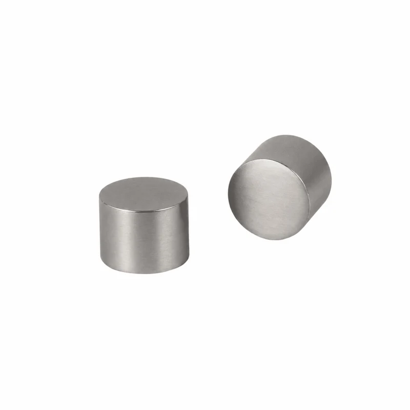 Gardinenstange auf Maß 19mm 1-läufig Edelstahl-optik mit Kappe - Serie Trend