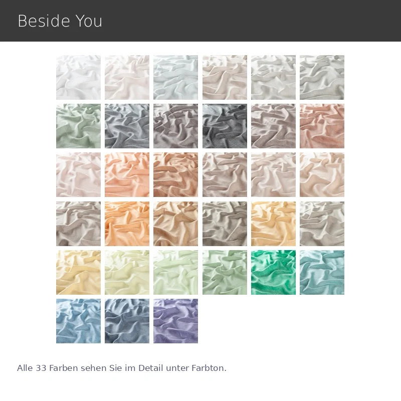 Beside You – hochwertiger Leinenvorhang halbtransparent nach Maß aus 100 % Leinen in modernen Farben