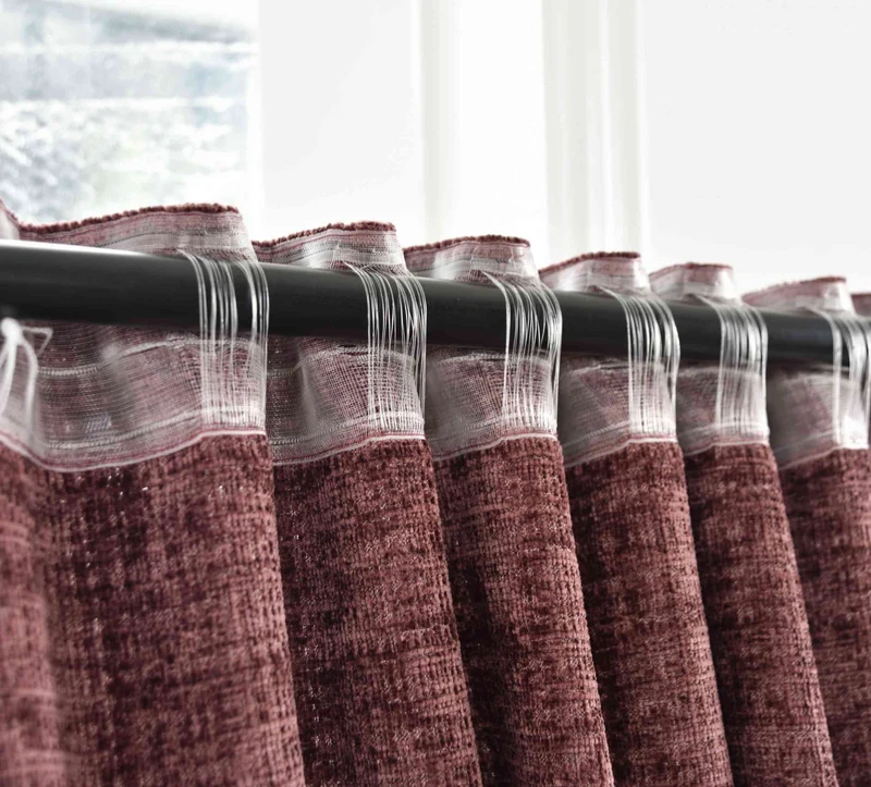 Vorhang Chenille Jacquard »RIGA« mit Multiband-Aufhängung Luxuriöser Stil für Ihr Zuhause 2023500
