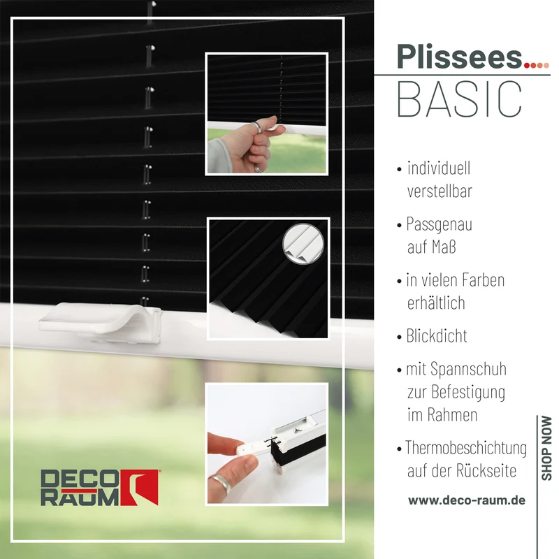 Thermo-Plissee nach Maß