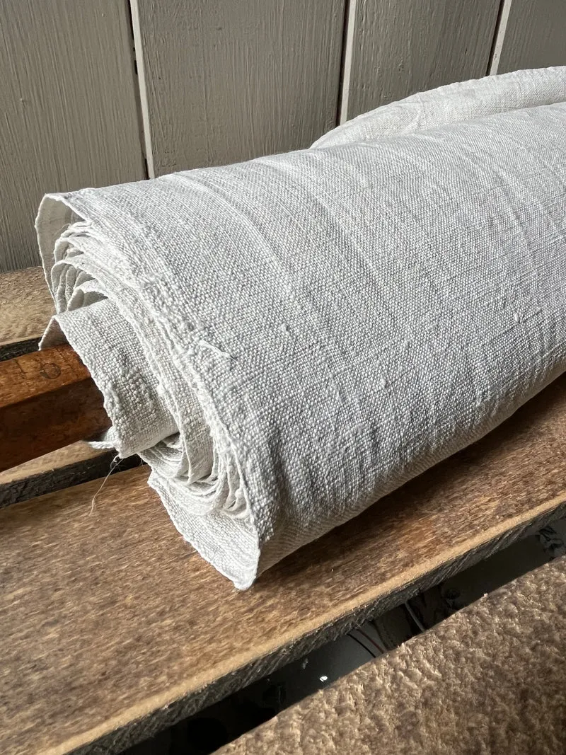 Fantastische 6,5 Meter handgewebtes Leinen aus Bayern um 1900 - 1,5 Kilo