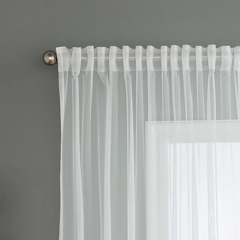 Gardine Raschel Stickerei Design »Florenz« Multiband für Gardinenschiene und Gardinenstange Elegante Fensterdekoration 2023200
