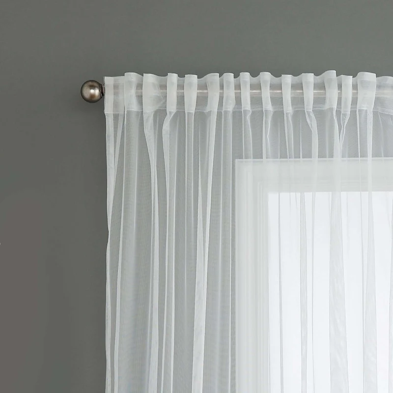 Gardine Raschel Stickerei Design »Florenz« Multiband für Gardinenschiene und Gardinenstange Elegante Fensterdekoration 2023200