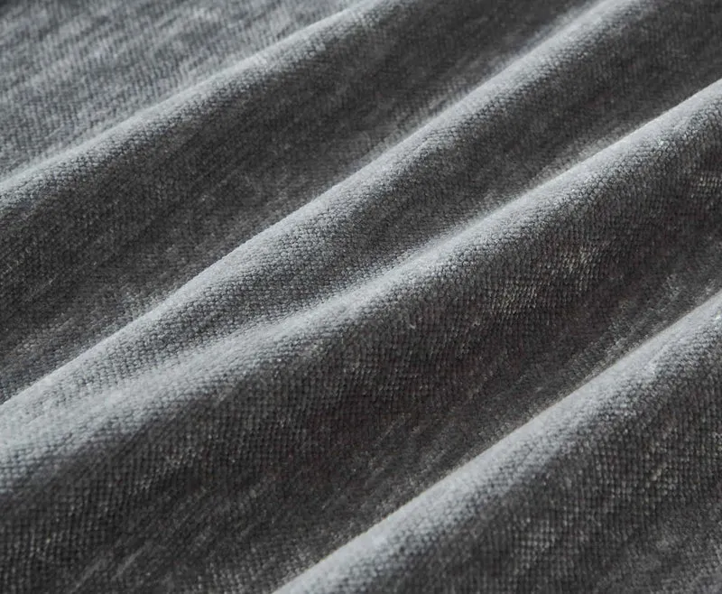 2er Set Vorhänge Thermo Chenille Schlaufenband Samtig Weich Verdunkelung 2022500-2