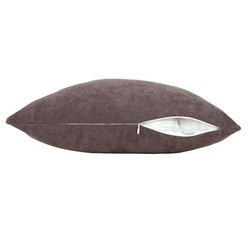 Dekokissen Uni Anthrazit 45x45 cm mit Füllung | OEKO-TEX®