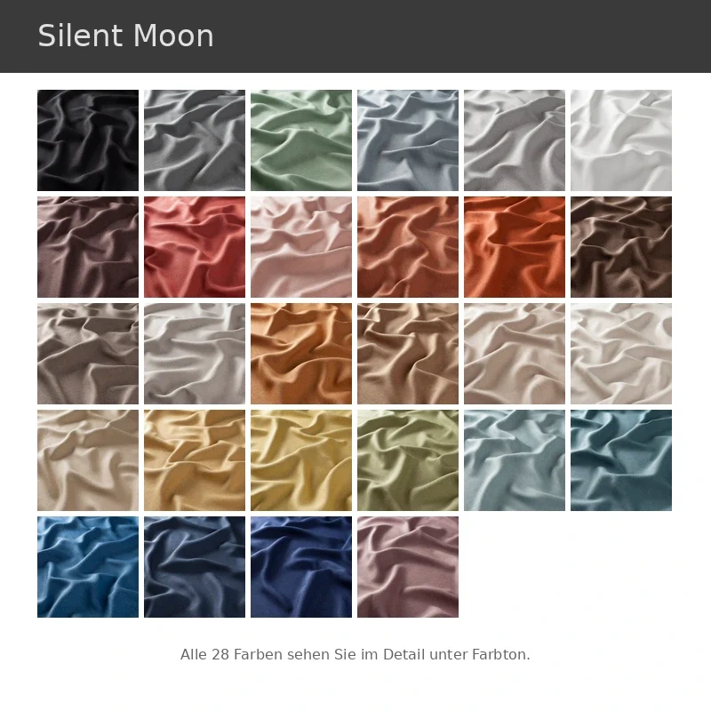 Silent Moon – hochwertiger Akustikvorhang nach Maß verdunkelnd moderne Farben körniger Griff