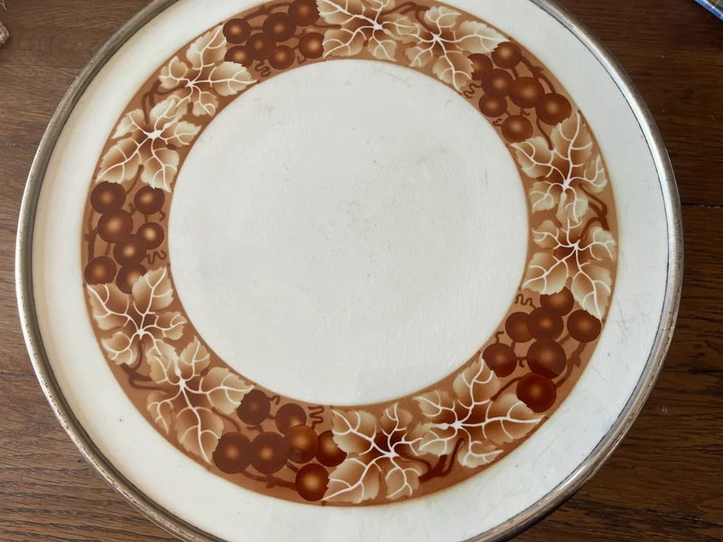 Kuchenplatte Etagere aus Belgien um 1950/60