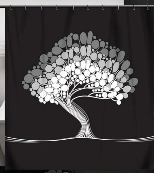 Duschvorhang EVA Badezimmer Dusche Vorhang Wasserabweisend Wasserdicht Shower Curtain 0110