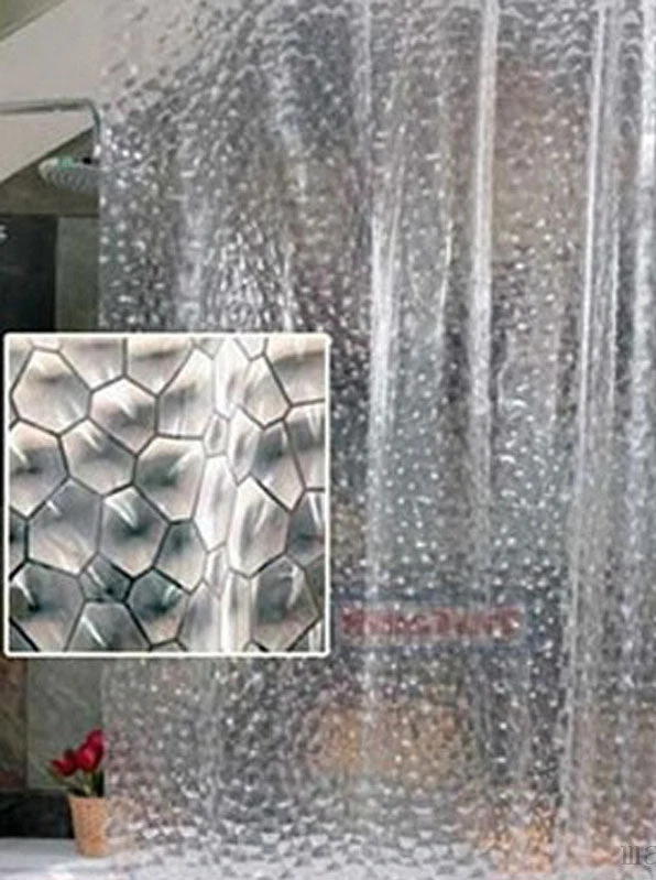 Duschvorhang EVA Badezimmer Dusche Vorhang Wasserabweisend Wasserdicht Shower Curtain 0110
