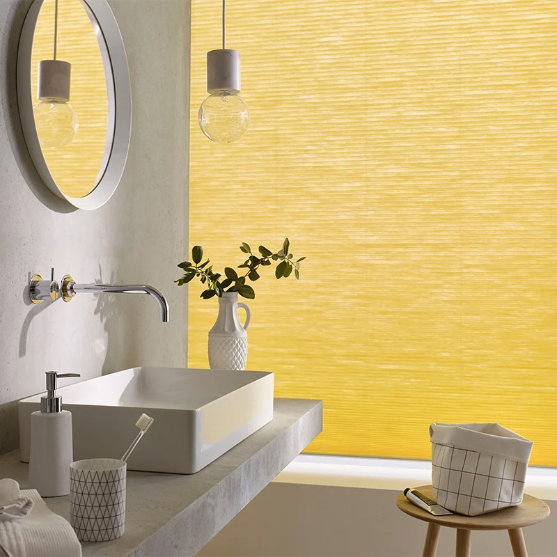 Unix – blickdichtes Duette® Wabenplissee Design nach Maß dezente Struktur in 13 Farben