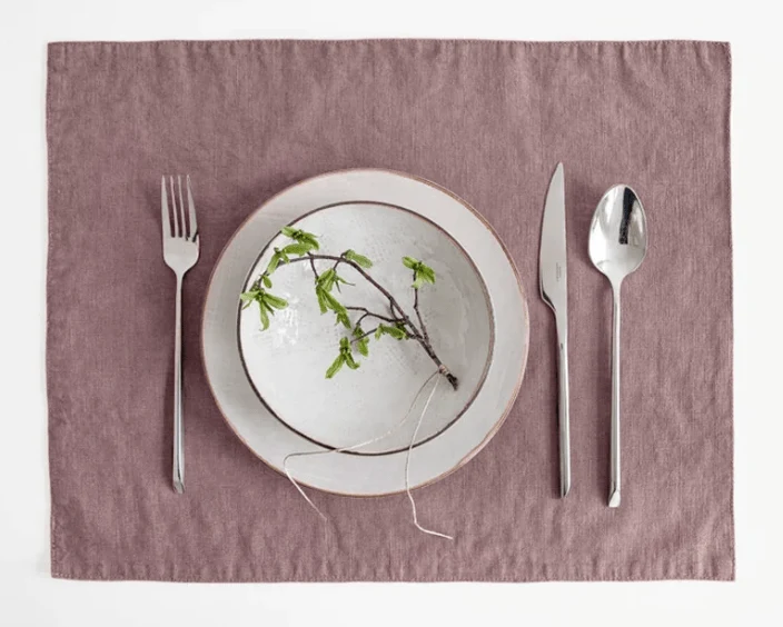 Leinen Tischset-und-Servietten-Bundle