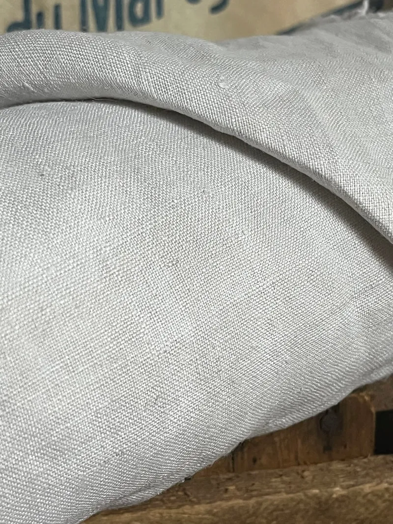 Besondere 11,5 Meter 100 Jahre altes Leinen, fein, handgewebtes Bauernleinen sauber 1,8 kg
