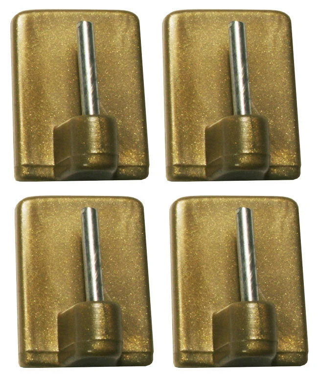 Klebeplatten für Vitragestangen, 4 Stück 121
