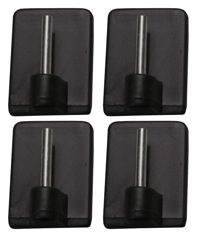 Klebeplatten für Vitragestangen, 4 Stück 121