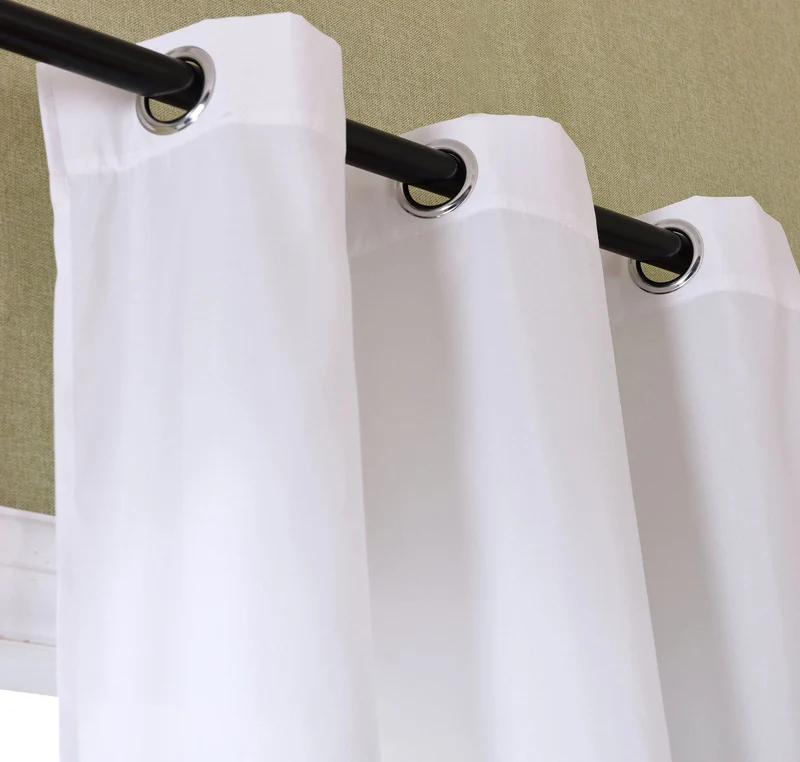 Schal blickdicht Vorhang Ösen Gardine Microsatin Farbverlauf Microfaser 204252