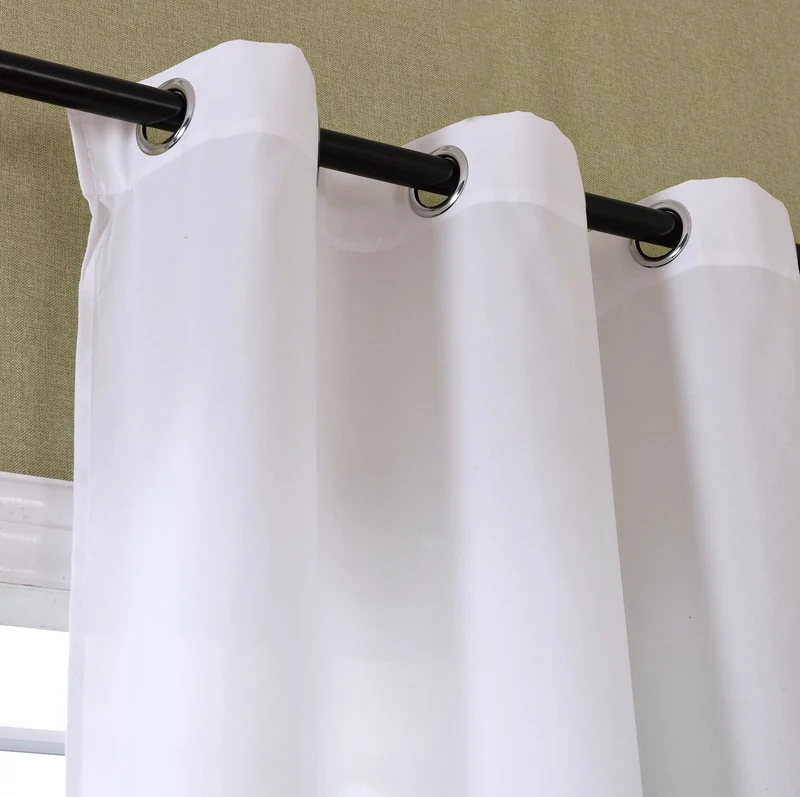 Schal blickdicht Vorhang Ösen Gardine Microsatin Farbverlauf Microfaser 204252