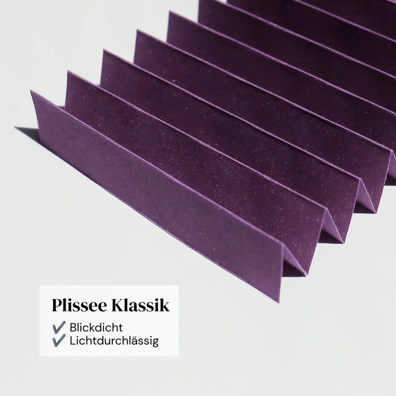 Plissee Klassik
