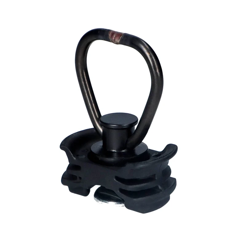 Single Stud Kunststoff-Fitting ALL BLACK