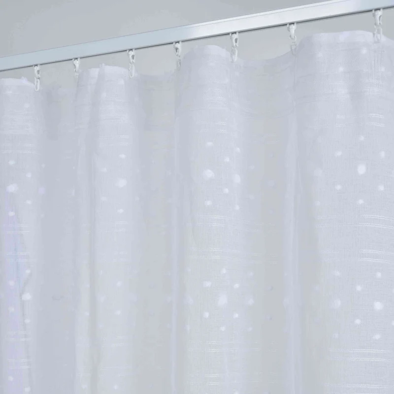 2er Set Gardine »VALENCIA« Multiband Aufhängung Scherli Transparent Leinen-Optik 2023400-408S-2