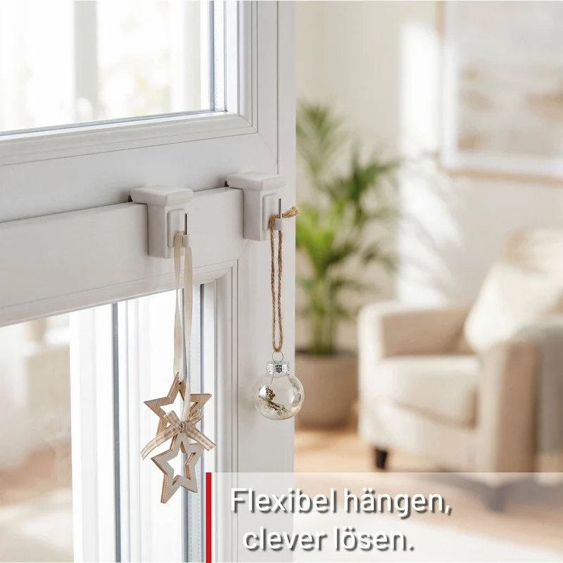 Fensterhaken Weiß Universal