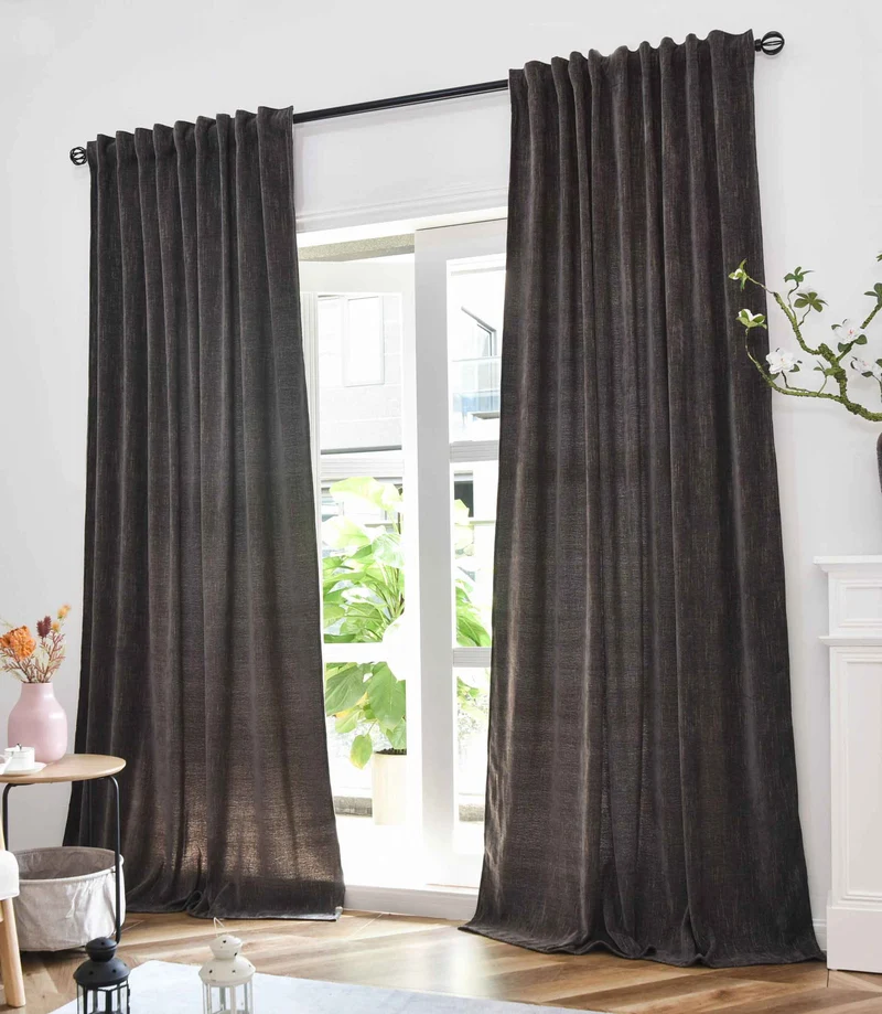 2er Set Jacquard Vorhänge mit Lurex-Effektgarn »HAVANNA« Multiband-Aufhängung: Luxus für Ihr Zuhause 2023340-2