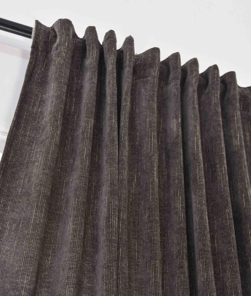 2er Set Jacquard Vorhänge mit Lurex-Effektgarn »HAVANNA« Multiband-Aufhängung: Luxus für Ihr Zuhause 2023340-2