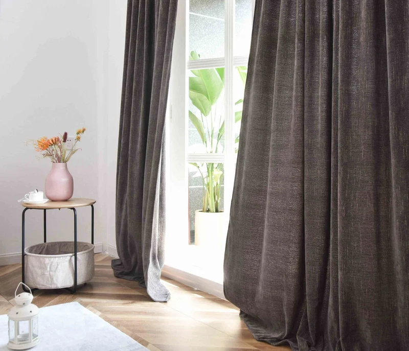 2er Set Jacquard Vorhänge mit Lurex-Effektgarn »HAVANNA« Multiband-Aufhängung: Luxus für Ihr Zuhause 2023340-2