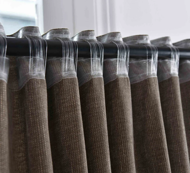 2er Set Jacquard Vorhänge mit Lurex-Effektgarn »HAVANNA« Multiband-Aufhängung: Luxus für Ihr Zuhause 2023340-2