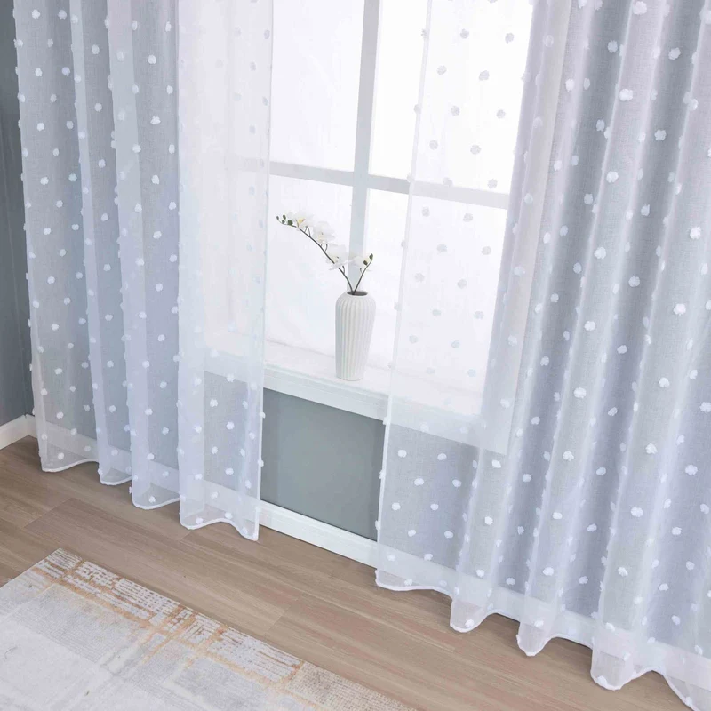 Gardine HxB 245x140 cm Natur Snowflakes »VALENCIA« Multiband Aufhängung Scherli Transparent Leinen-Optik 2023450