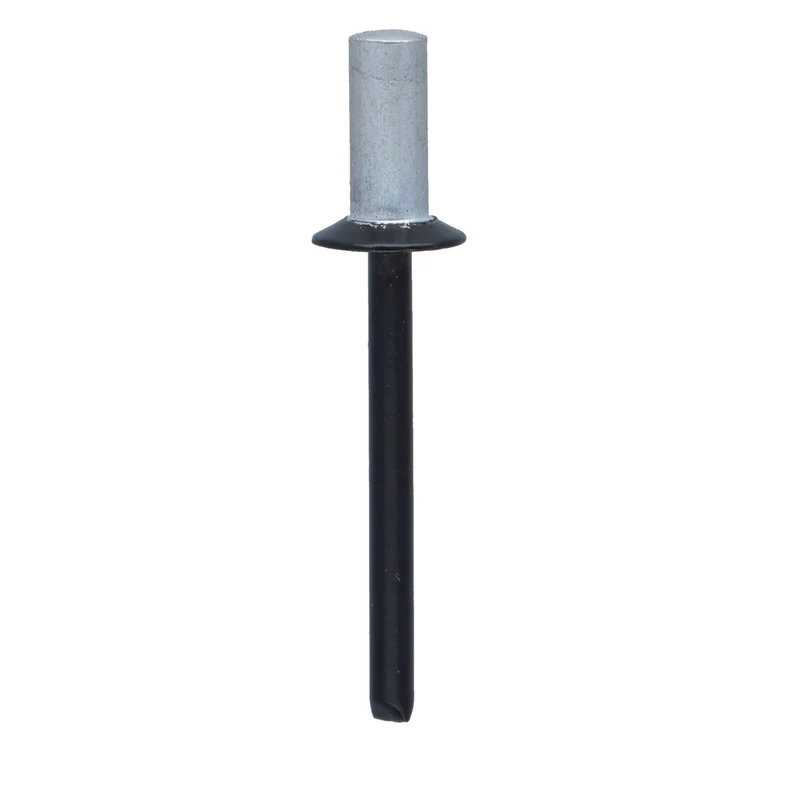 10 STK Becherniete Senkkopfnieten 4,8 x 12 rostfrei schwarz
