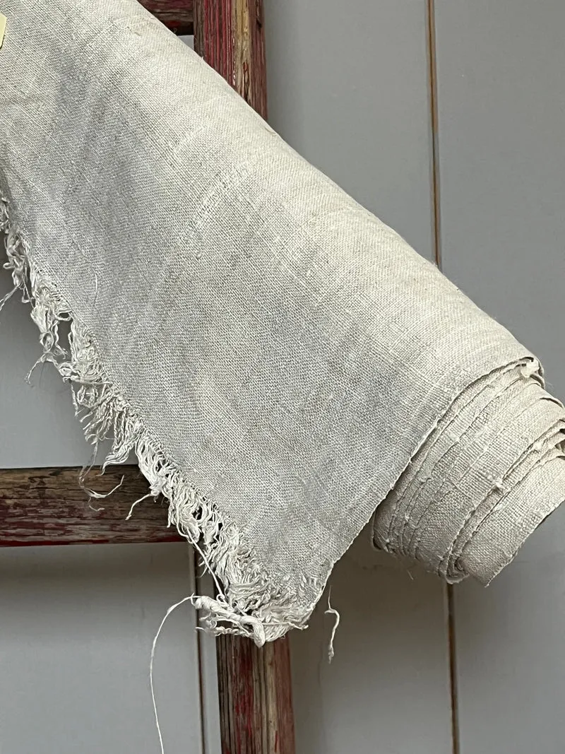 Rarität: 5,1 Meter Leinen 1895 gewebt, hervorragende Qualität, sauber