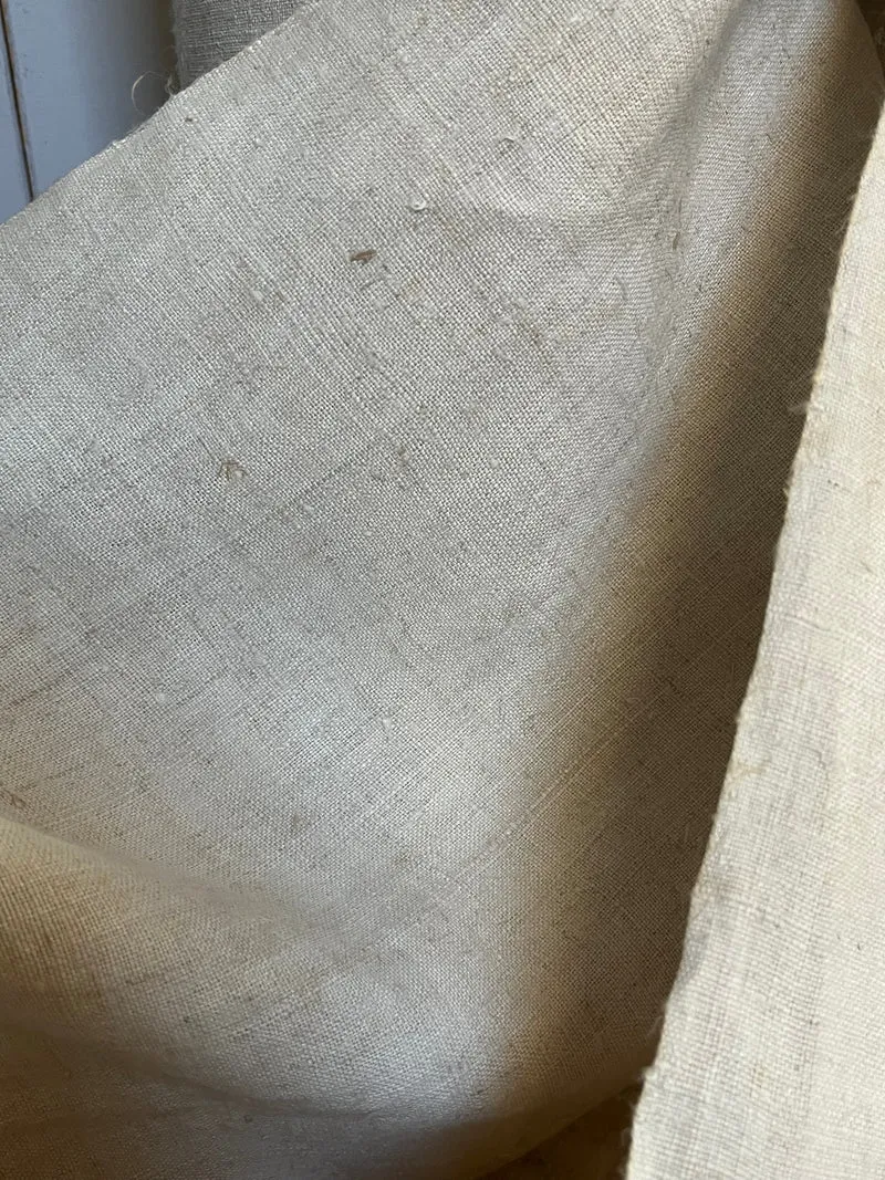 Rarität: 5,1 Meter Leinen 1895 gewebt, hervorragende Qualität, sauber