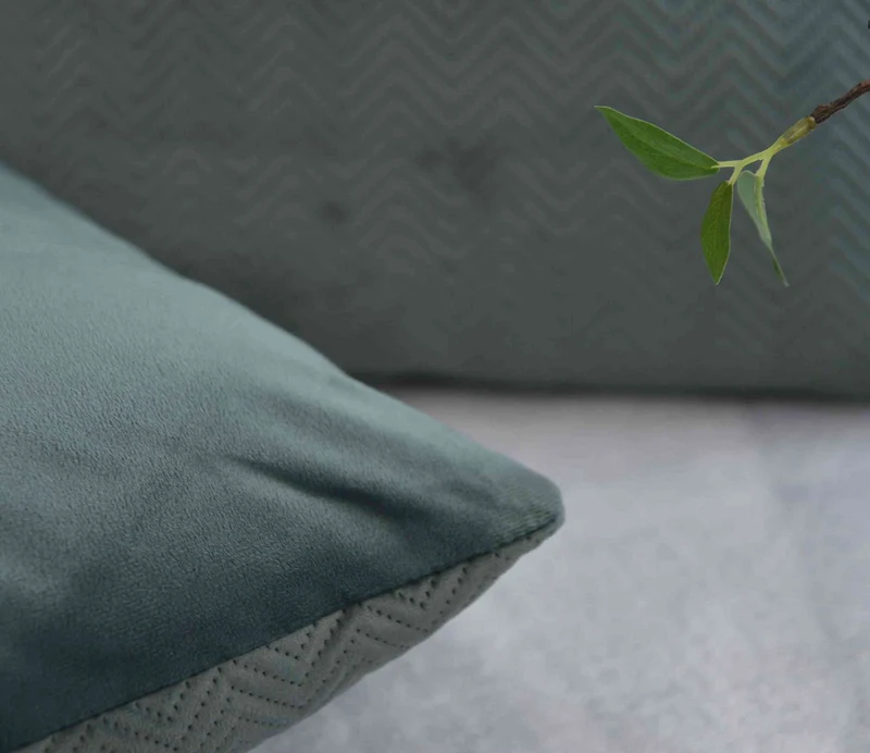 Kissen Dekokissen Jacquard »GRETA« mit Fischgrät-Design pflegeleicht Reißverschluss weiche 320g Füllung - Vielfältige Farbauswahl 2023510