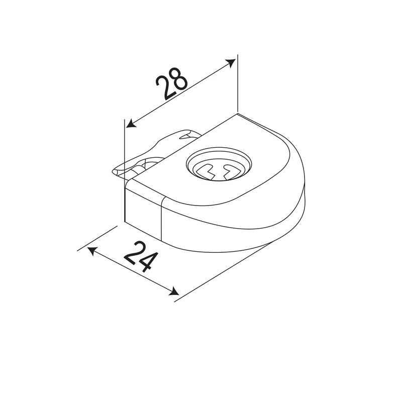 EK9 | Endkappe Airlineschiene Eckprofil Light