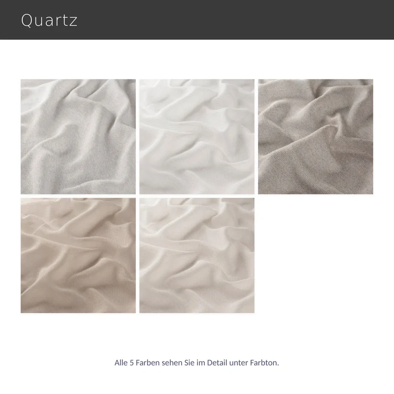 Quartz – moderner Inbetween-Vorhang nach Maß mit feiner Netzstruktur