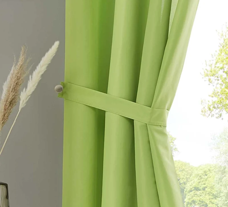 1er Set Vorhänge Schal Ösen »Berlin« Microsatin Lichtdurchlässig Uni Matt 20405N