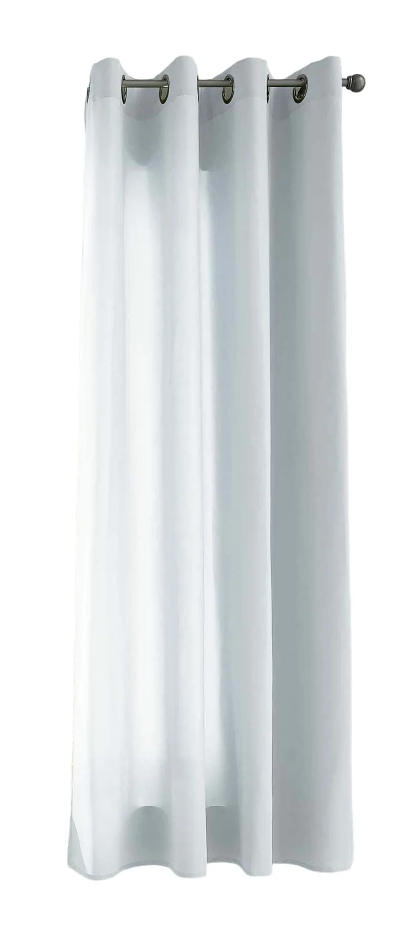 1er Set Vorhänge Schal Ösen »Berlin« Microsatin Lichtdurchlässig Uni Matt 20405N
