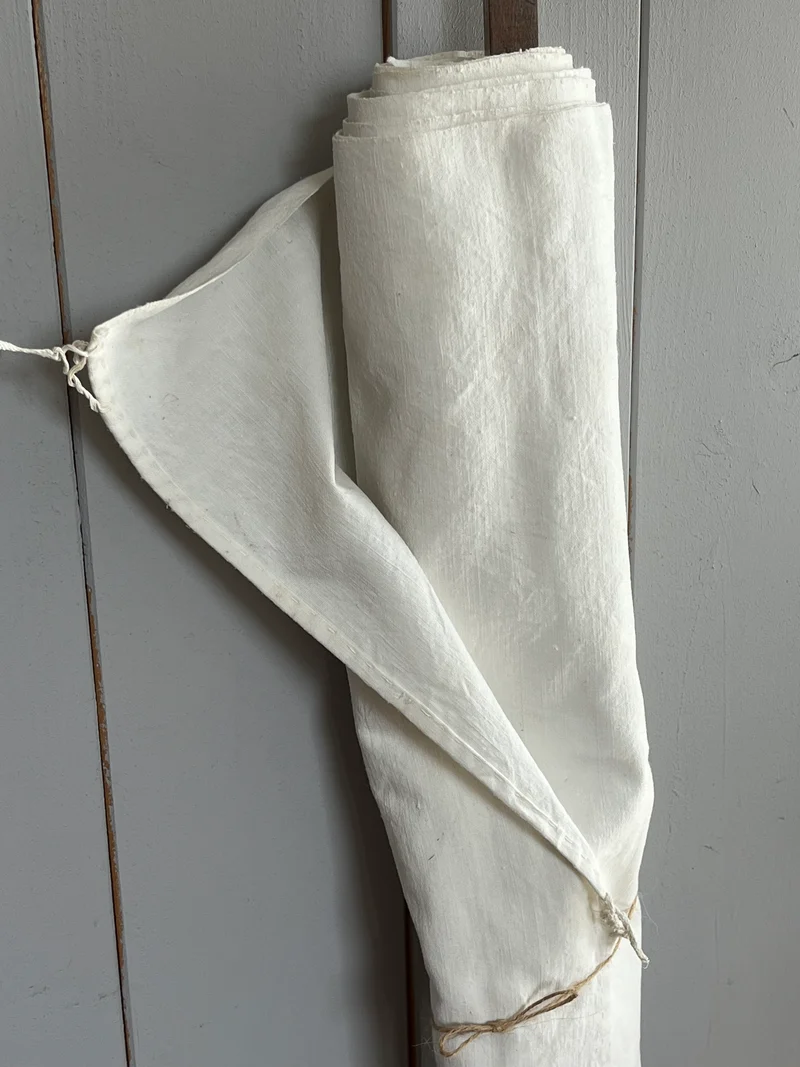 4,5 Meter handgewebtes Leinen aus Bielefeld um 1910