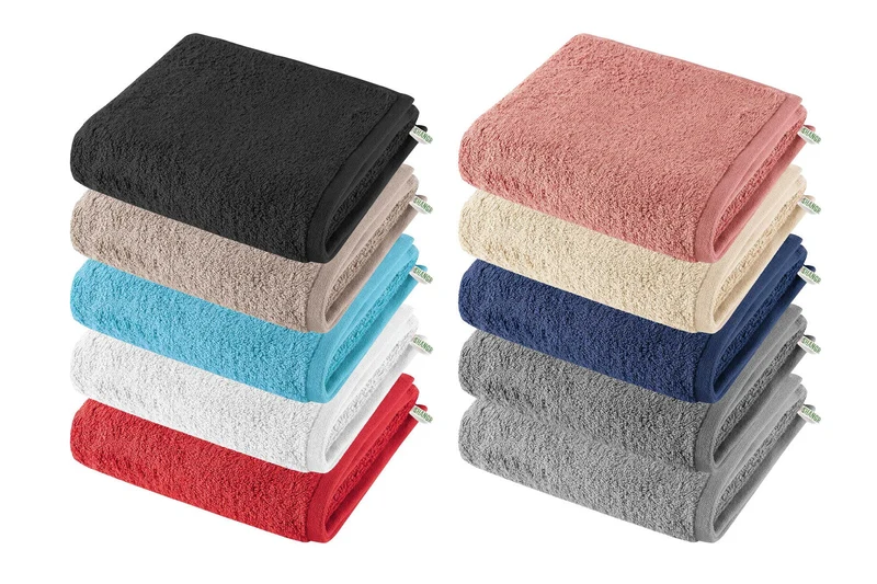 10er Set Handtücher Premium Qualität »Montreal« 500 g/m² 100% Bio Baumwolle Made in Green 2020102-10