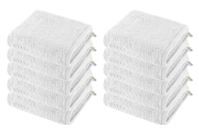 10er Set Handtücher Premium Qualität »Montreal« 500 g/m² 100% Bio Baumwolle Made in Green 2020102-10