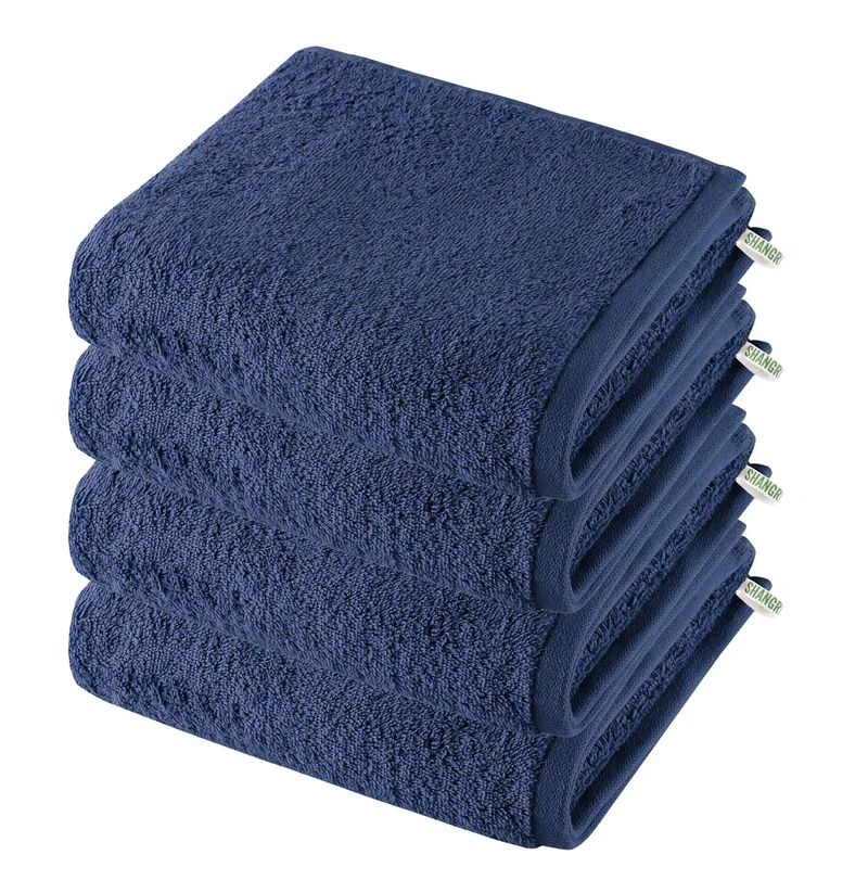 4er Set Handtücher Premium Qualität »Montreal« 500 g/m² 100% Bio Baumwolle Made in Green 2020102-4