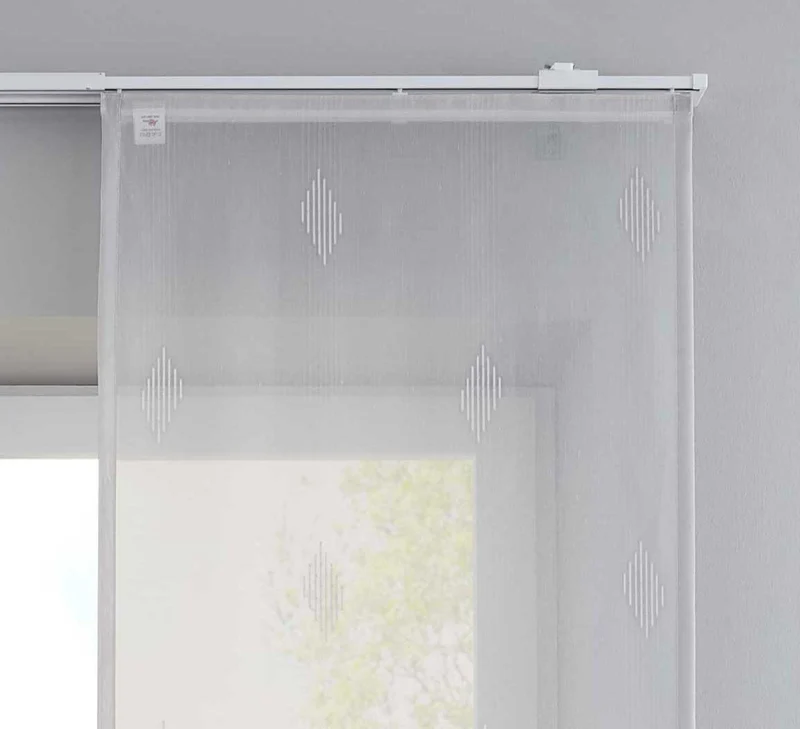 Flächenvorhang »Bitlis« Voile Jacquard Musterung Schiebegardine Raumteiler Wohnzimmer 202080